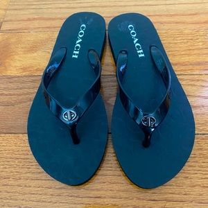 Coach flip flops